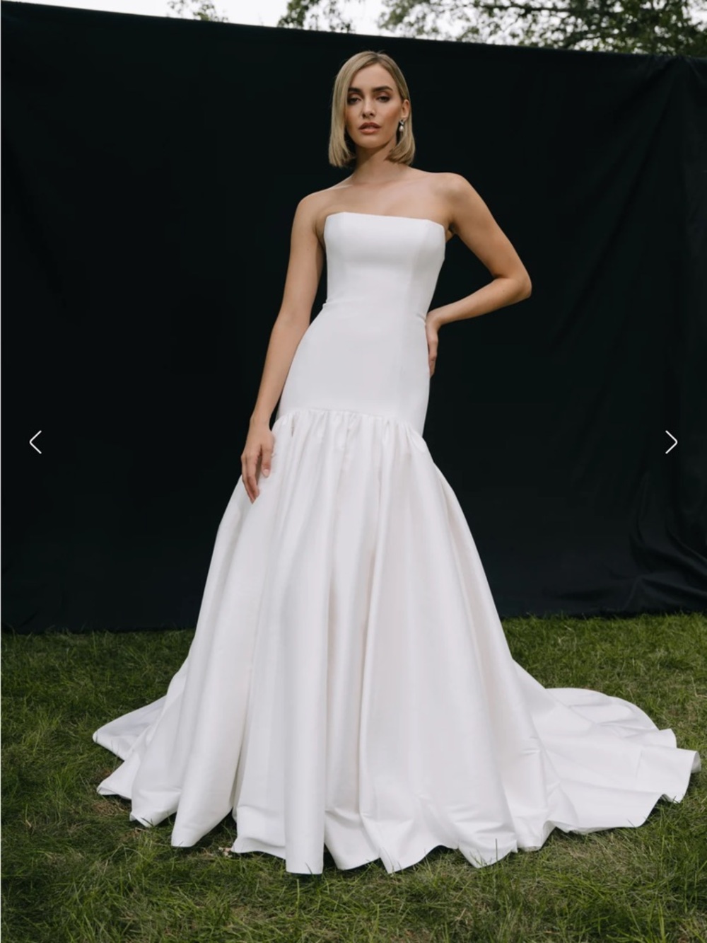 Jenny Yoo Sienna ivory Strapless Mermaid Wedding Dress